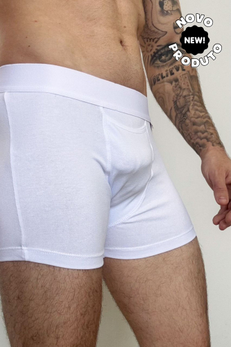 Cueca com Bolsinho - Branca 
